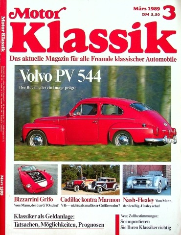 Deckblatt Motor Klassik (03/1989)
